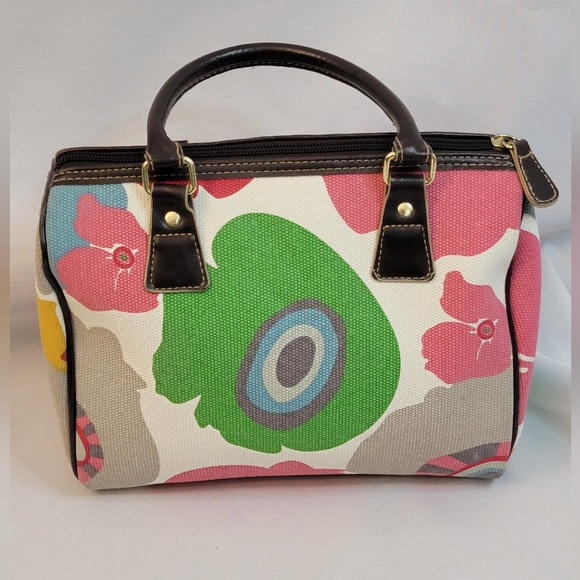 Victoria Secret Floral Canvas Handbag - Picture 3 of 8